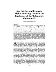 Essay On Intangible Ownership